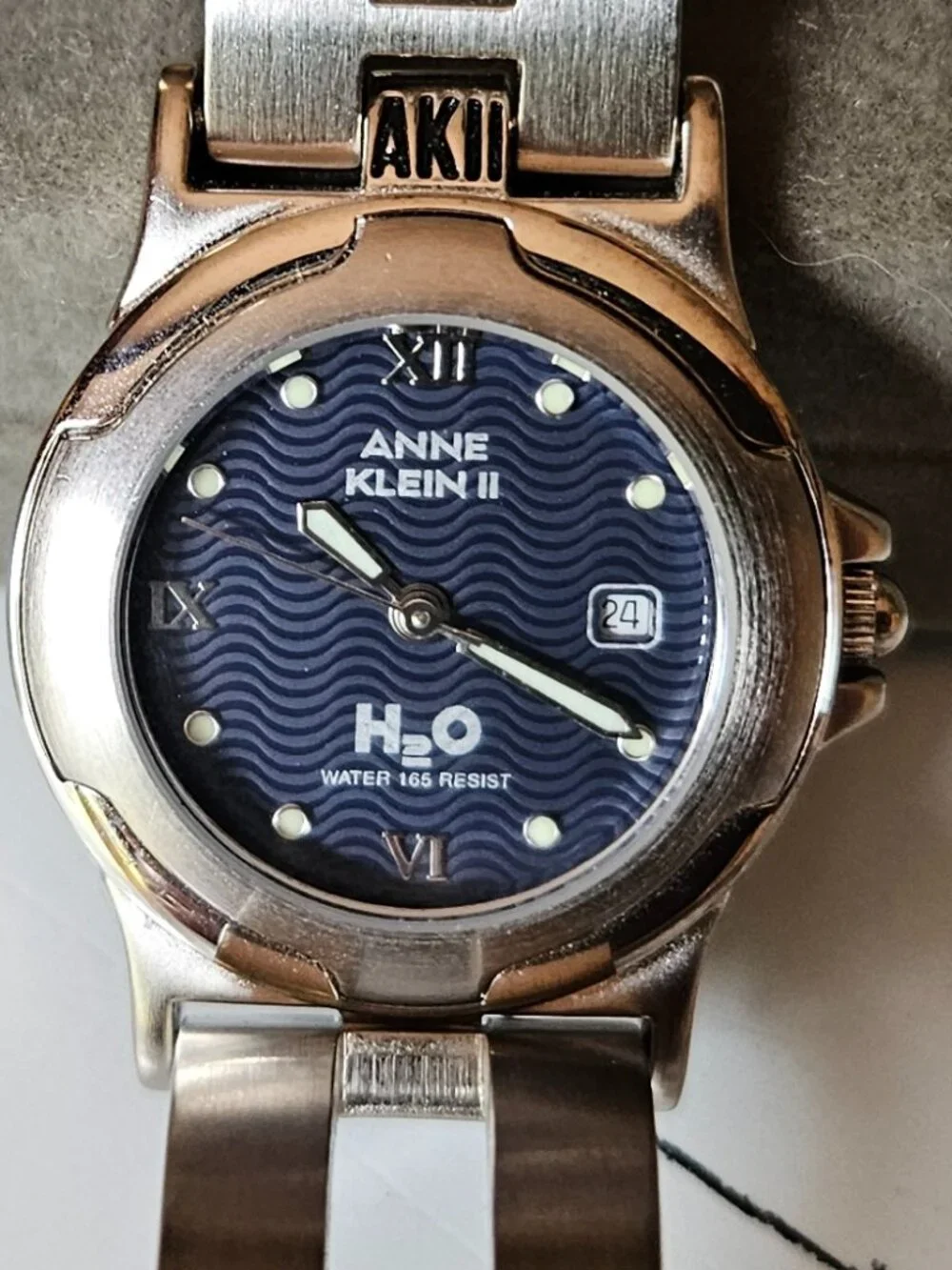 Anne Klein H2O Women's Quartz Watch Date Indicator Water Resistant to 165ft